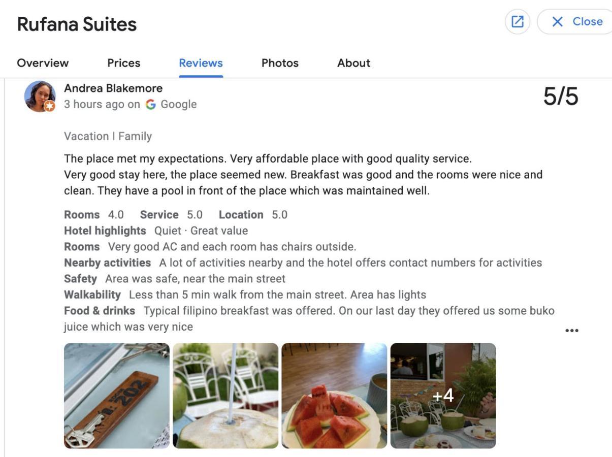 Rufana Suites Moalboal Exterior photo